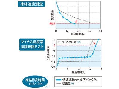 画像2: ロゴス(LOGOS)☆倍速凍結・氷点下パック　ソフトL【送料590円 3980円以上送料無料】