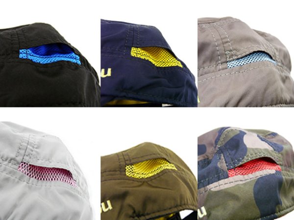 画像2: ガオバブ(Gaobabu)☆Gaobabuオリジナル撥水ワークキャップ(ベンチレーション仕様) (2)