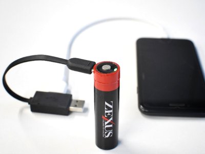 画像2: 冨士灯器☆ZEXUS専用電池 ZR-02（3400mAh）【メール便だと送料220円】