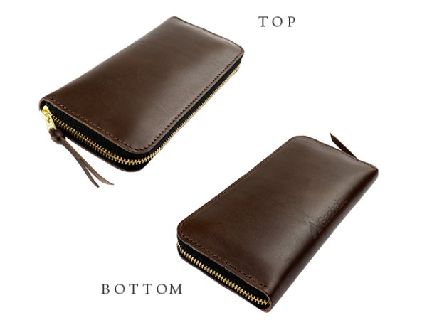 画像6: ガオバブ(Gaobabu)☆Gaobabu栃木レザー高級長財布 ※日本製 (6)