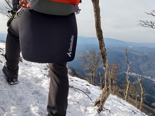 画像11: ガオバブ(Gaobabu)☆トレッキングヒップガードG-β(ハトメ穴付き)(オリーブ)※収納袋付き【同梱発送不可】 (11)