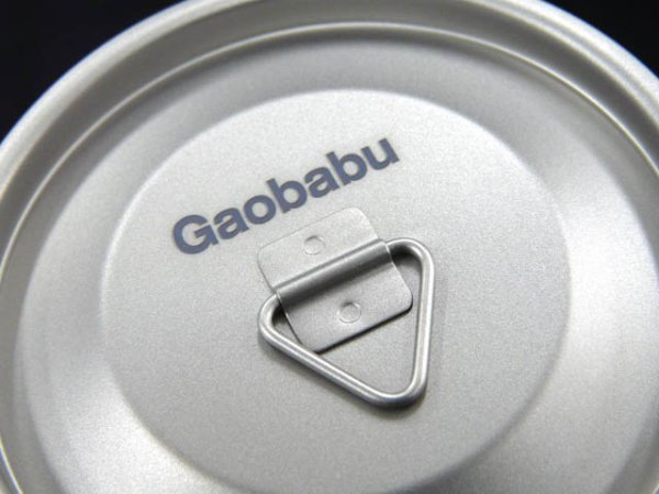 画像6: ガオバブ(Gaobabu)☆Gaobabuチタンマグカップ 400ml フタ・メッシュ袋付 (6)