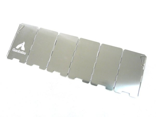 画像2: ガオバブ(Gaobabu)☆Gaobabuパネル風防コンパクト(ウインドスクリーン) 6枚タイプ (2)