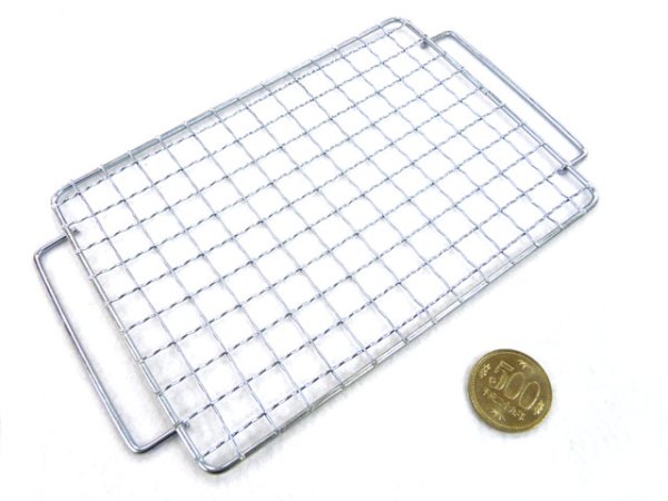 画像2: ガオバブ(Gaobabu)☆Gaobabuスチールミニ焼き網 B6サイズ5枚セット(中国製) (2)