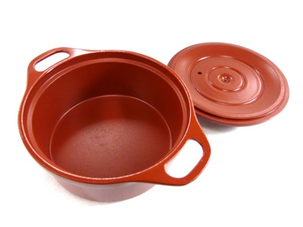 画像2: ガオバブ(Gaobabu)☆Gaobabuおそとでアヒージョ 両手鍋12cm(メッシュ袋付) 茶 (2)