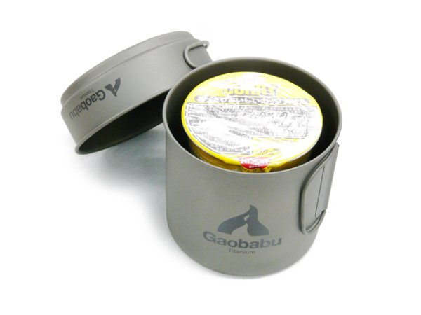 画像11: ガオバブ(Gaobabu)☆GaobabuチタンクッカーSOLOセット1100 (厚手メッシュ収納袋付き) (11)