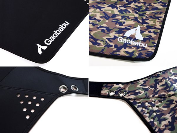 画像3: ガオバブ(Gaobabu)☆トレッキングヒップガードG-β(ハトメ穴付き)(カモフラ)※収納袋付き【同梱発送不可】 (3)