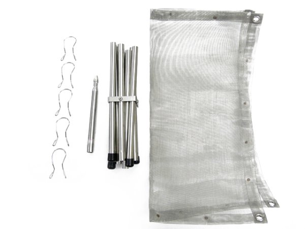 画像3: ガオバブ(Gaobabu)☆Gaobabuコンパクトメッシュ焚き火台(収納ポーチ&火吹き棒付き) (3)