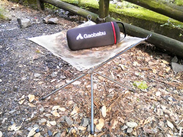 画像10: ガオバブ(Gaobabu)☆Gaobabuコンパクトメッシュ焚き火台(収納ポーチ&火吹き棒付き) (10)