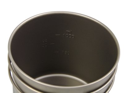 画像3: 【期間限定30％OFFキャンペーン中！】ガオバブ(Gaobabu)☆GaobabuチタンポットSOLO1100（フタ・厚手メッシュ袋付き）