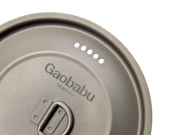 画像2: ガオバブ(Gaobabu)☆Gaobabuチタンポットの蓋（内径117〜120mm用） (2)
