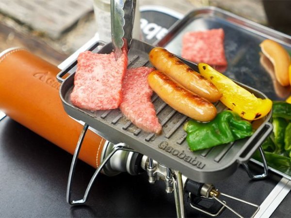 画像7: ガオバブ(Gaobabu)☆Gaobabuメスティン用マルチグリルプレート（3層フッ素加工）※日本製【同梱発送不可】 (7)