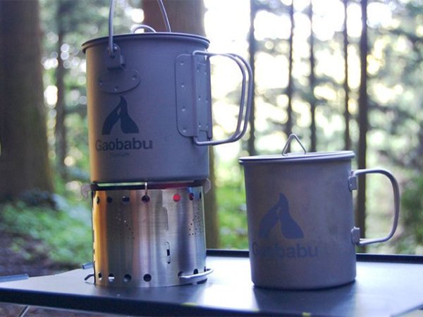 画像6: 【期間限定30%OFFキャンペーン中!】ガオバブ(Gaobabu)☆GaobabuチタンポットSOLO 750 ベイルハンドル(フタ・メッシュ袋付き) (6)