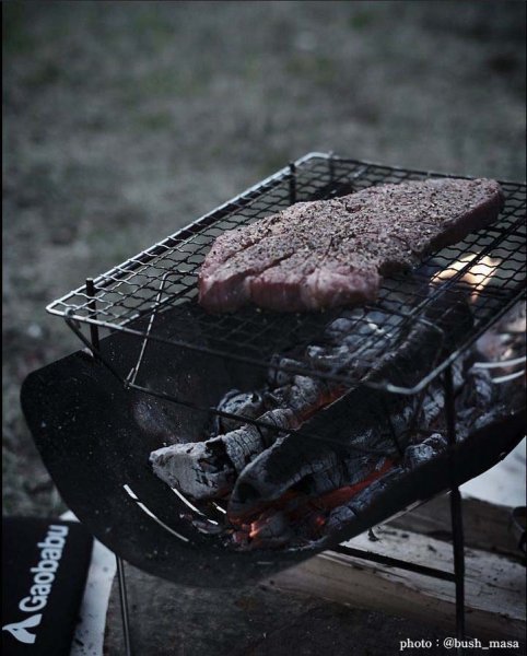 画像6: ガオバブ(Gaobabu)☆GaobabuコンパクトA4焚き火台（脚付き焼き網付き） (6)