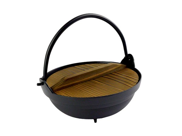 画像5: Gaobabu☆囲炉裏吊り鍋18cm木蓋付　※ 日本製 (5)