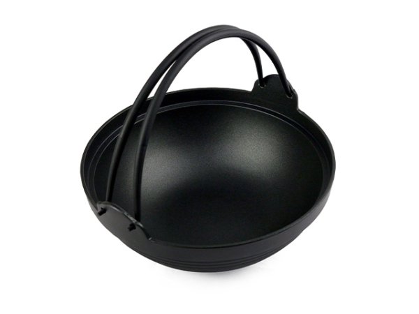 画像3: Gaobabu☆囲炉裏吊り鍋フッ素22cm木蓋付(アルミ製3層フッ素加工) ※ 日本製 (3)