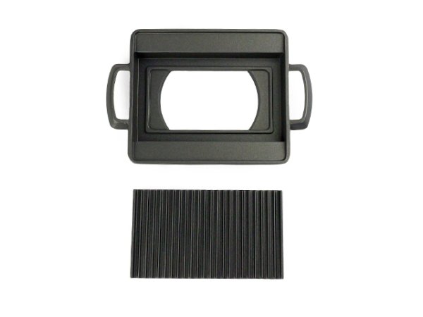 画像5: Gaobabu☆油受け付きグリルプレート角（小）（アルミ製3層フッ素加工）　※ 日本製 (5)