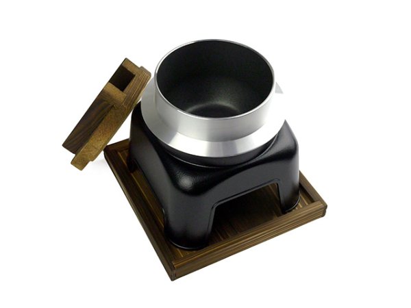 画像2: Gaobabu☆ミニ釜飯(1.0合)セット黒(アルミ製3層フッ素加工) ※ 日本製 (2)