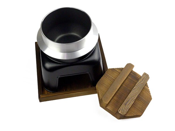 画像3: Gaobabu☆ミニ釜飯(1.0合)セット黒(アルミ製3層フッ素加工) ※ 日本製 (3)