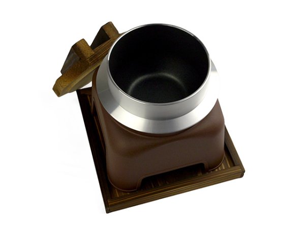 画像2: Gaobabu☆ミニ釜飯(1.0合)セット茶(アルミ製3層フッ素加工) ※ 日本製 (2)