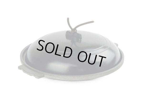 画像2: Gaobabu☆アルミ陶板プレート（丸）18cm黒金（アルミ製3層フッ素加工）　※ 日本製 (2)