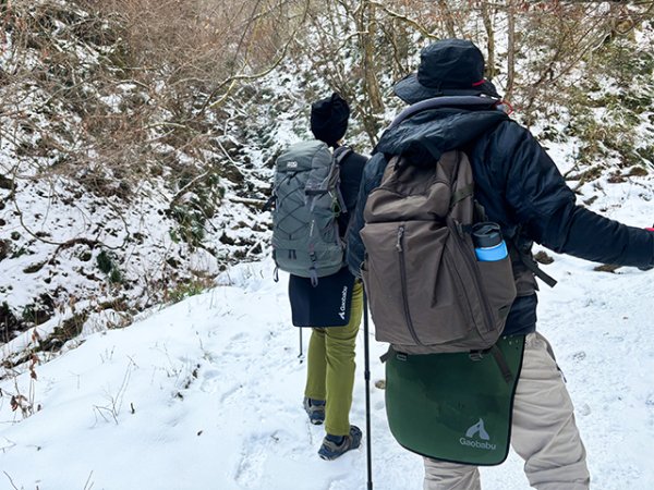 画像7: ガオバブ(Gaobabu)☆トレッキングヒップガードG-β(ハトメ穴付き)(オリーブ)※収納袋付き【同梱発送不可】 (7)