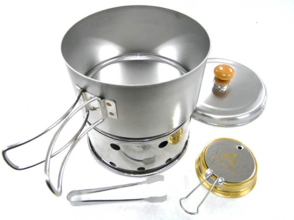 画像2: ガオバブ(Gaobabu)☆Gaobabuオリジナル 固形燃料クッキングセット(お得9点セット) GSET-07 (2)