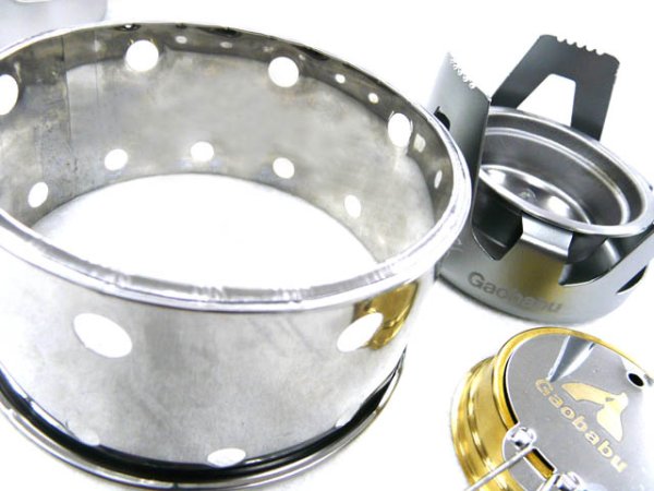 画像6: ガオバブ(Gaobabu)☆Gaobabuオリジナル 固形燃料クッキングセット(お得9点セット) GSET-07 (6)