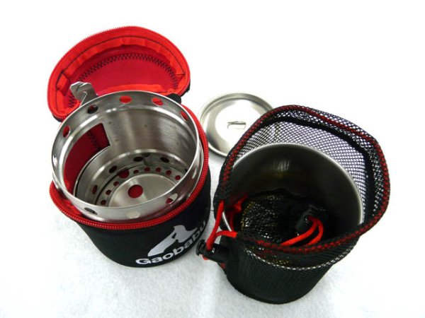 画像3: ガオバブ(Gaobabu)☆Gaobabuキャリボ ステンマグ+固形燃料ツールセット GSET-09 (3)