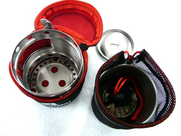 画像3: ガオバブ(Gaobabu)☆Gaobabuキャリボ ステンマグ+アルコールバーナーセット GSET-10 (3)