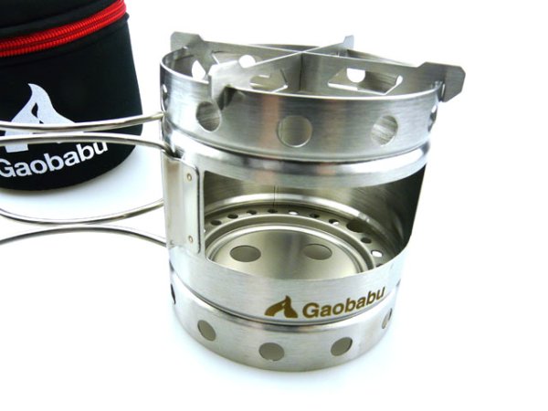 画像7: ガオバブ(Gaobabu)☆Gaobabuキャリボ ステンマグ+アルコールバーナーセット GSET-10 (7)