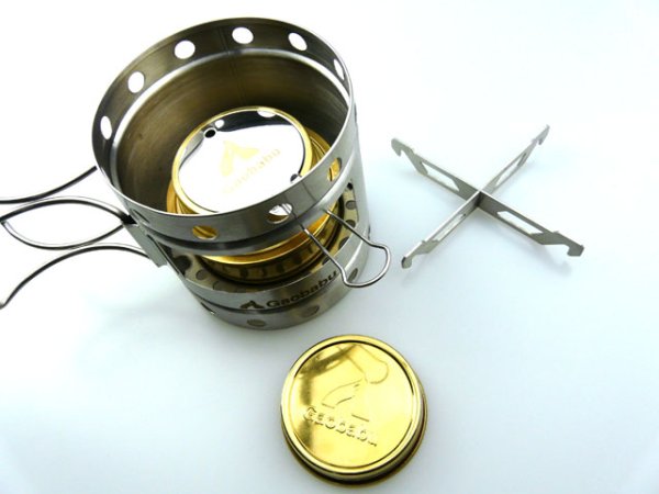 画像8: ガオバブ(Gaobabu)☆Gaobabuキャリボ ステンマグ+アルコールバーナーセット GSET-10 (8)