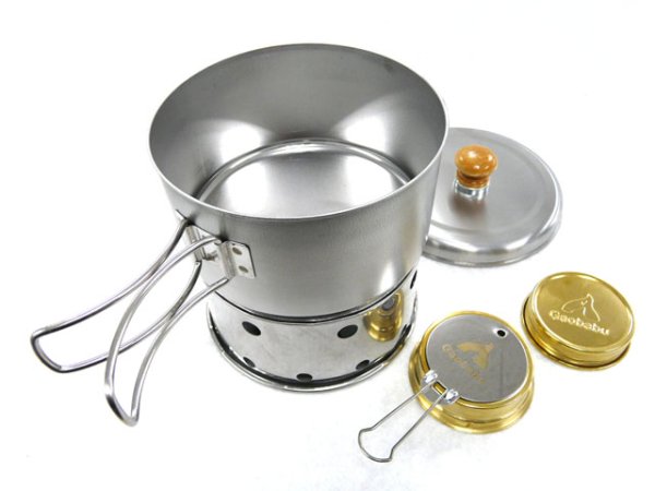 画像2: ガオバブ(Gaobabu)☆Gaobabuオリジナル アルストクッキングセット(鍋2個+フライパン含むお得9点セット) GSET-12 (2)