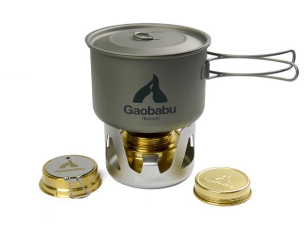 画像10: 【期間限定30％OFFキャンペーン中！】ガオバブ(Gaobabu)☆GaobabuチタンポットSOLO 800+オリジナルバーナーセット（DEEP） GSET-28 (10)