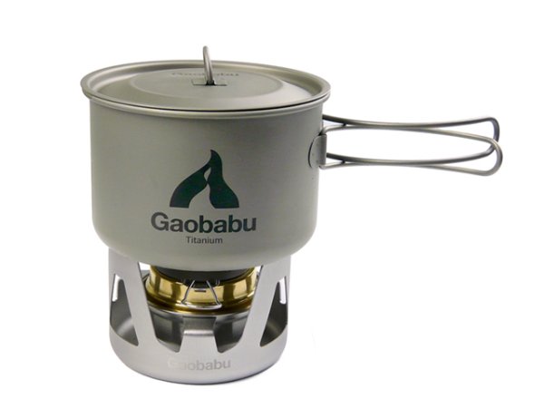 画像9: 【期間限定30%OFFキャンペーン中!】ガオバブ(Gaobabu)☆GaobabuチタンポットSOLO 800+オリジナル固形燃料コンロセット GSET-29 (9)