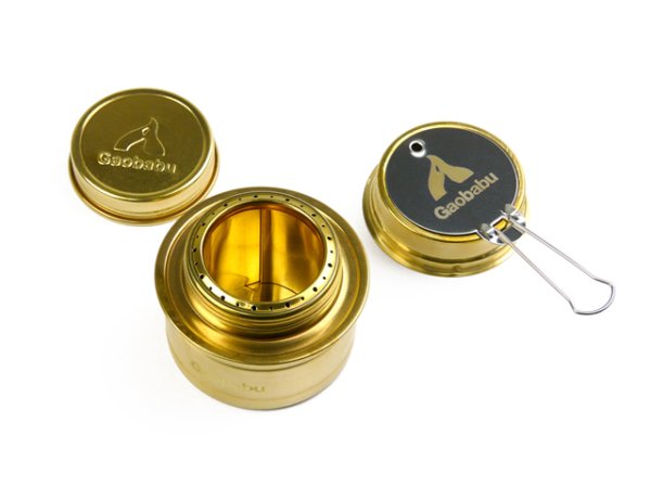 画像2: ガオバブ(Gaobabu)☆Gaobabuキャリボ風防＋アルコールバーナーDEEPタイプセット GSET-31 (2)