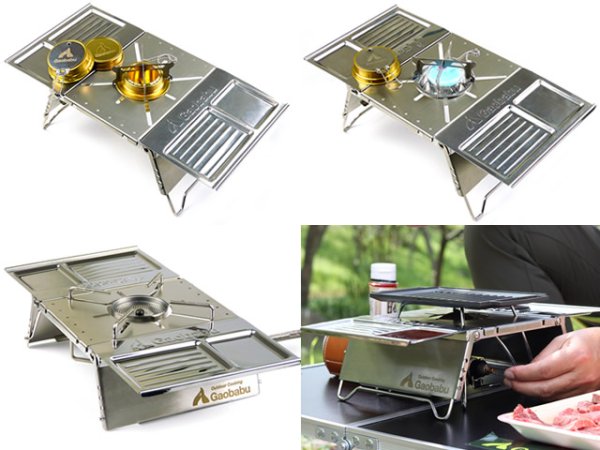 画像5: 【B6マルチグリルプレート実質無料！期間限定！】ガオバブ(Gaobabu)☆GaobabuクイックBBQスタンドセット　GSET-34 (5)