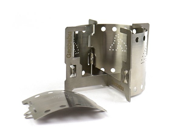 画像1: ガオバブ(Gaobabu)☆Gaobabuマルチクロス五徳＋パネル風防4Pのセット GSET-36 (1)