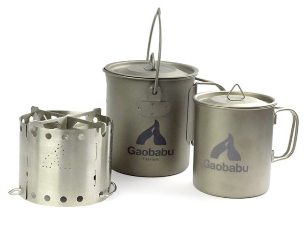 画像2: ガオバブ(Gaobabu)☆Gaobabuオールインワンチタンポットセット GOCP-01 (2)