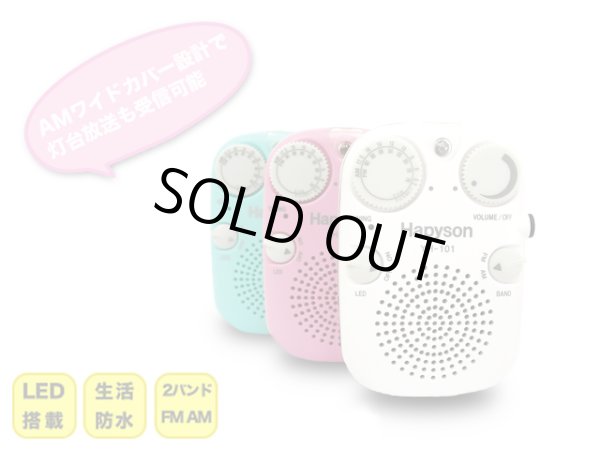 画像1: ハピソン(Hapyson)☆防水ラジオ YH-101 (1)