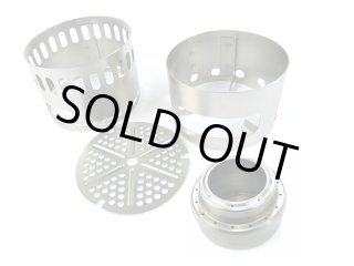 エバニュー(EVERNEW)☆チタンポット500ストーブセットRED ECA268R