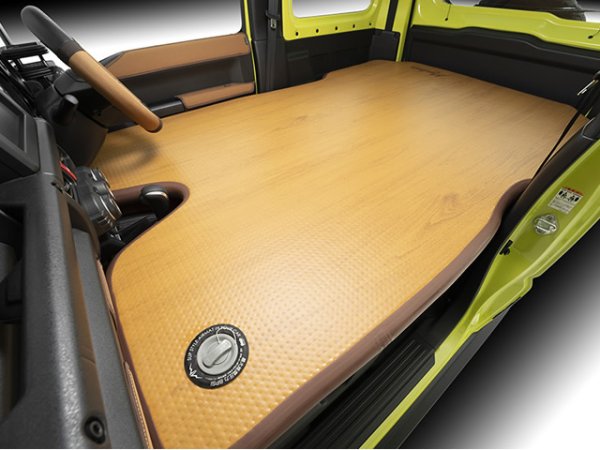 画像2: マルビーレ （MAULBEERE）☆かんたん車中泊ベッドキット 茶木目【OA010-01-01】 JB64/74 ジムニー/ジムニーシエラ専用設計【お取り寄せ商品】【同梱発送不可】 (2)