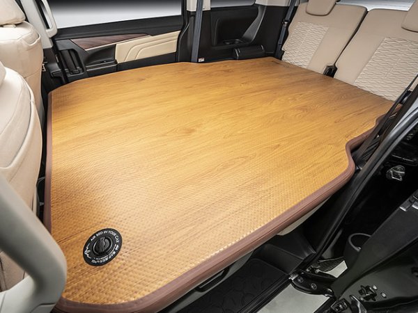 画像2: マルビーレ （MAULBEERE）☆かんたん車中泊ベッドキット 茶木目 【OA011-01-01】  デリカD:5専用設計 【お取り寄せ商品】【同梱発送不可】 (2)