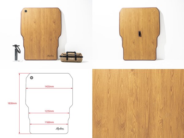 画像3: マルビーレ （MAULBEERE）☆かんたん車中泊ベッドキット 茶木目 【OA011-01-01】  デリカD:5専用設計 【お取り寄せ商品】【同梱発送不可】 (3)