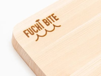 画像3: フチバイト(FUCHI BITE)☆スケール付き大型まな板 ヒノキ【全国一律送料無料】