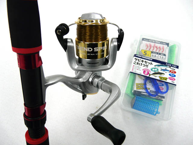 プロマリン(PRO MARINE)☆PG ミニコンパクト サビキ釣りセットDX 180