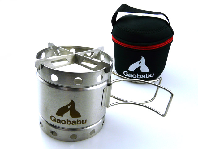 ガオバブ(Gaobabu)☆Gaobabuキャリボ風防(専用クロス五徳＋収納ポーチ付き)【全国一律送料無料】