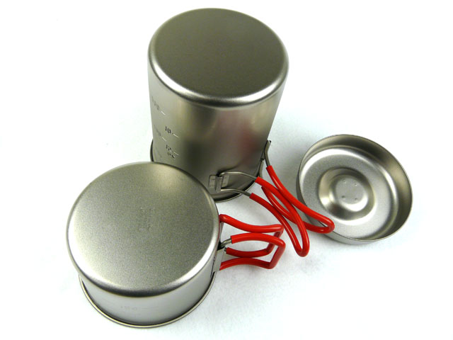 エバニュー(EVERNEW)☆チタンクッカー1人用セットRED ECA278R【送料590 