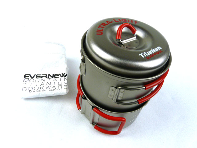 エバニュー(EVERNEW)☆チタンクッカー1人用セットRED ECA278R【送料590 